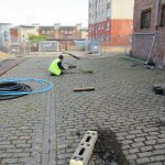 12th May 2021 relaying and leveling of cobbles